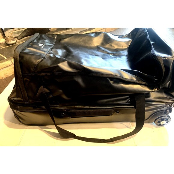 High Sierra 22In Roomy Wheeled Duffel w/ Grab Handles, Black Heather(SEE PHOTOS) - Picture 5 of 8